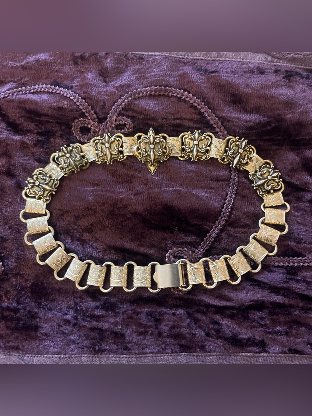 Gold Fleur de Lis Choker